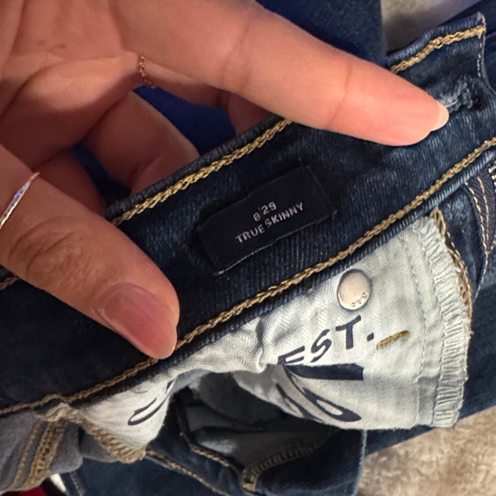 GAP Women's Dark Blue Skinny Jeans - Picture 4 of 4